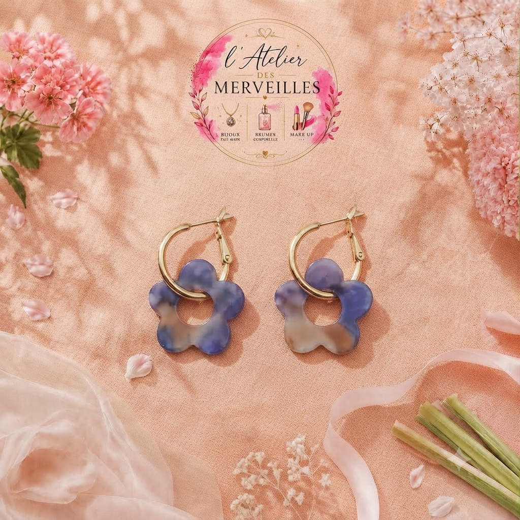 Boucles d'oreilles paulette