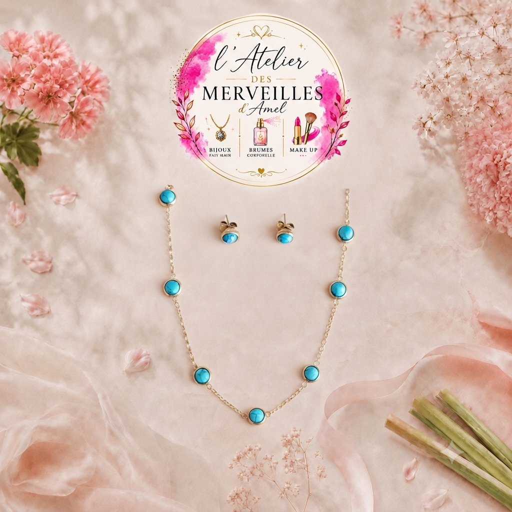 Parure Yasmine en acier inoxydable