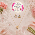 Parure Goldie acier inoxydable