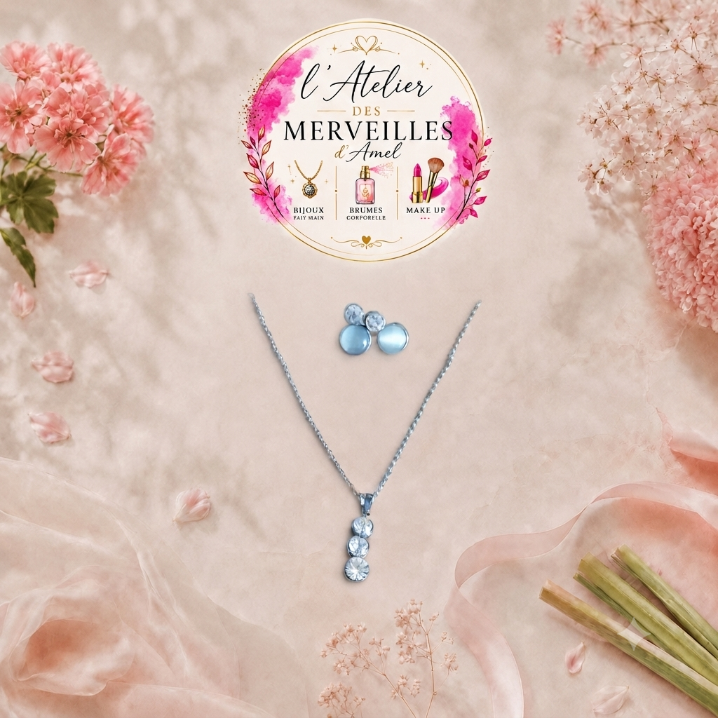 Parure Bérénice en acier inoxydable