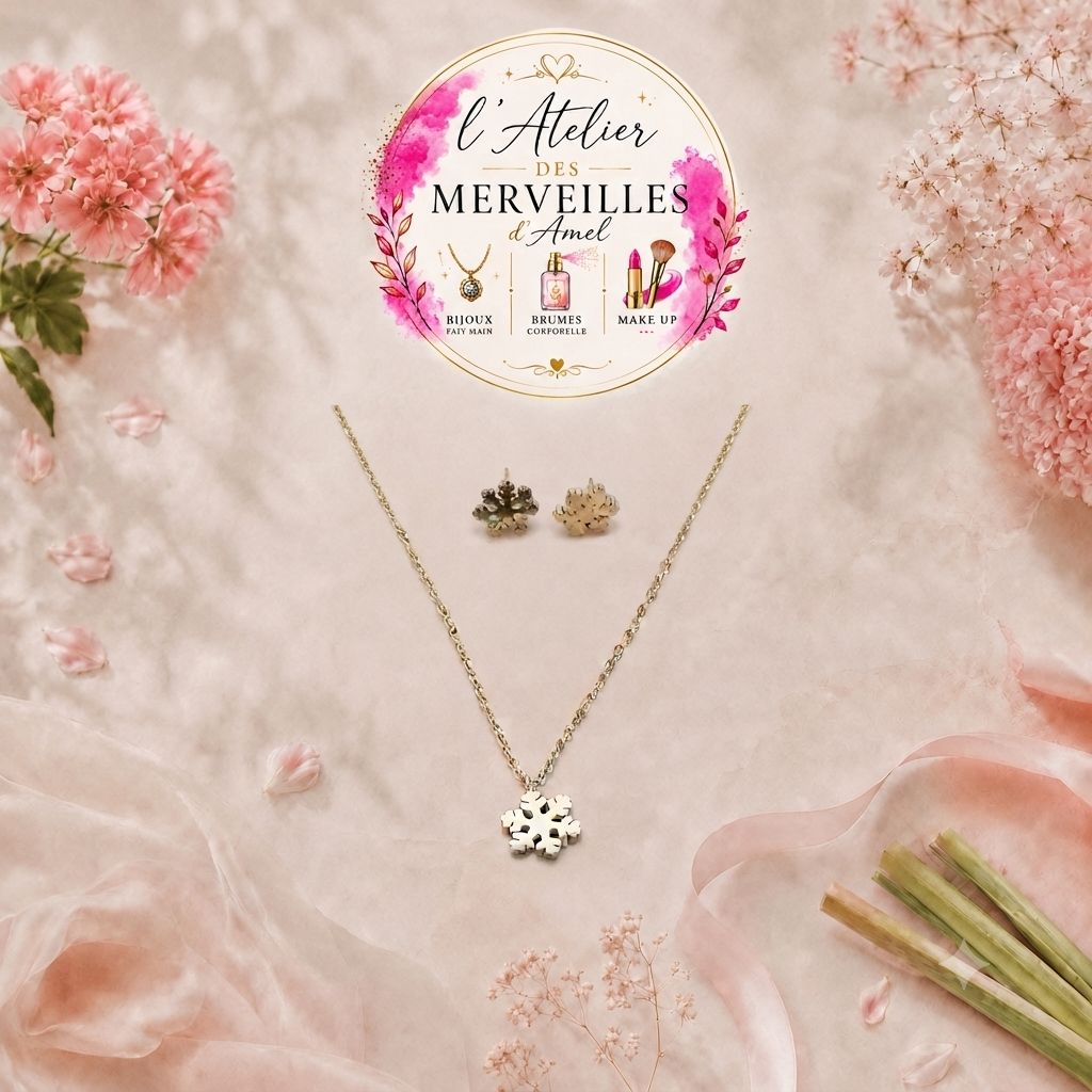 Parure étoile acier inoxydable