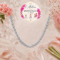 Parure jasmine acier inoxydable