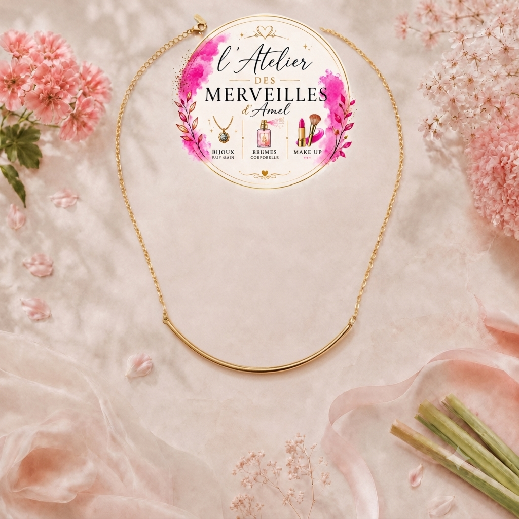 Collier Luna en alliage