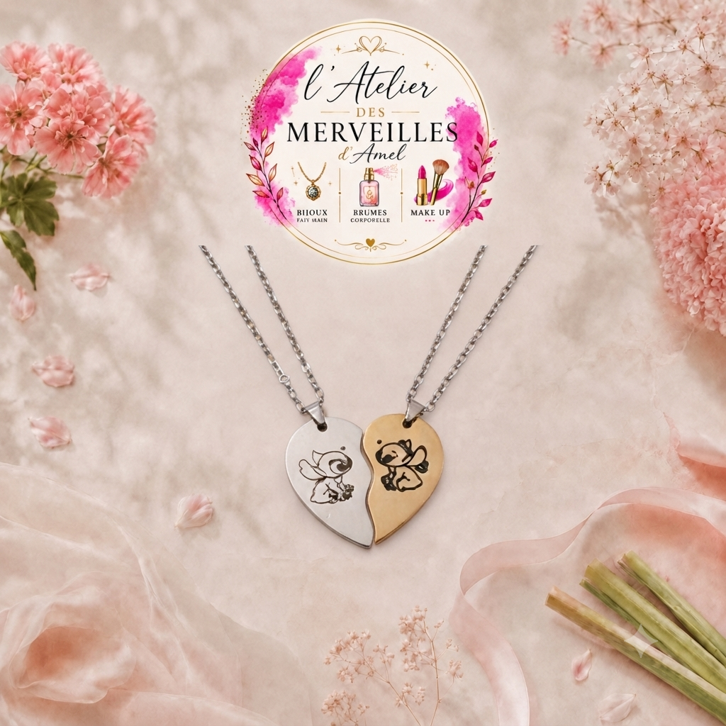 Collier stitch et Angel