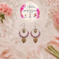 Boucles d'oreilles romane fait main