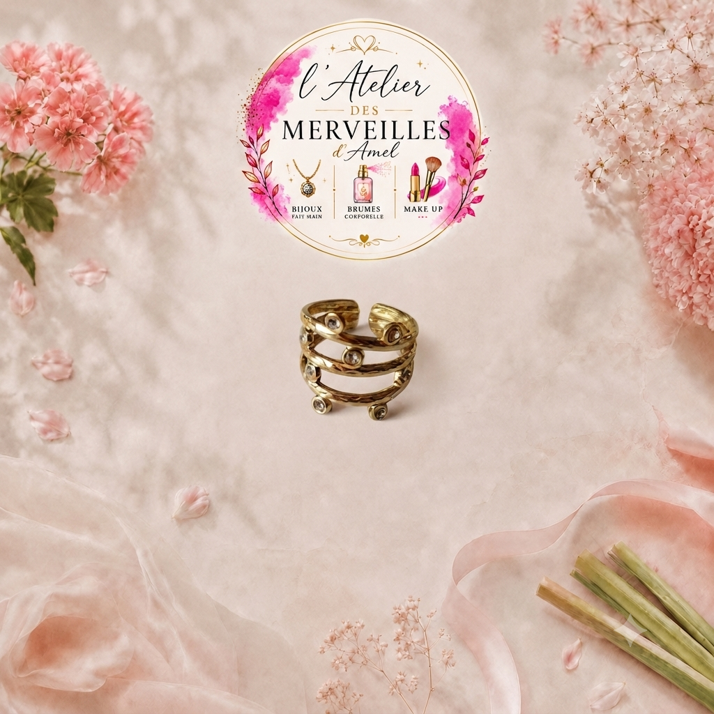 Aurore bague acier