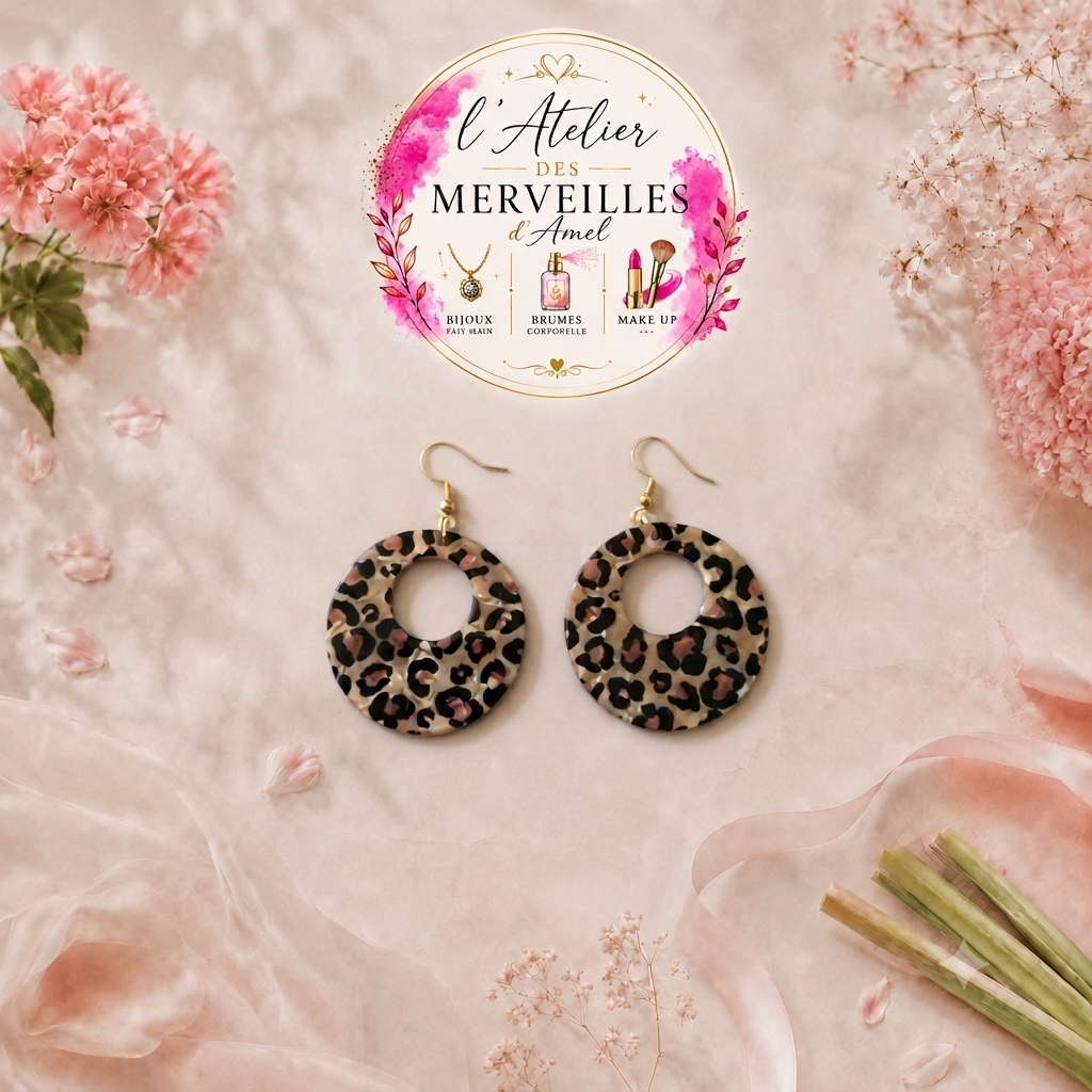 Boucles d'oreilles Lydia Création fait main