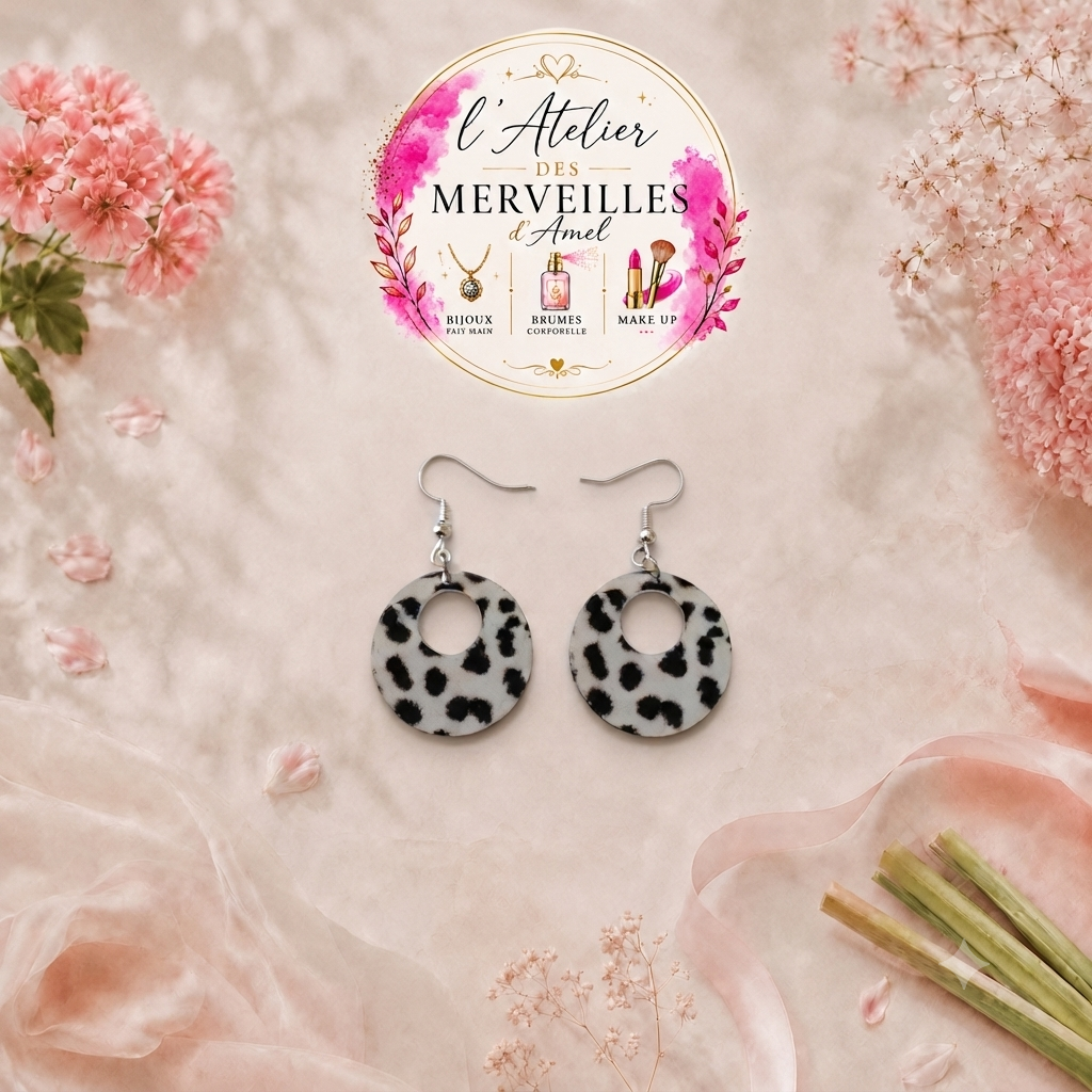 Boucles d'oreilles Rita fait main