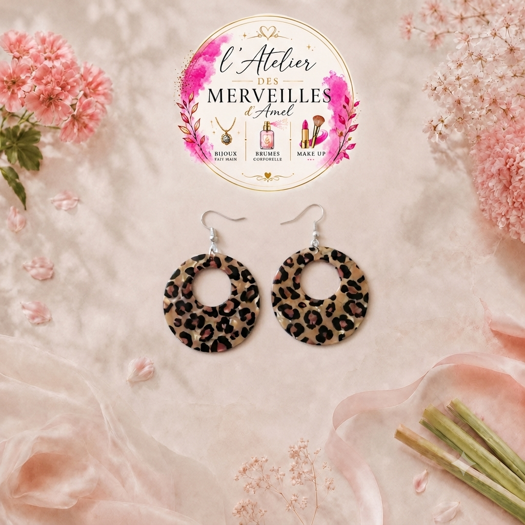 Boucles d'oreilles Lola création fait main