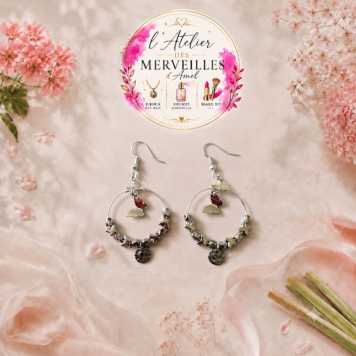 Boucles d'oreilles orla Création fait main