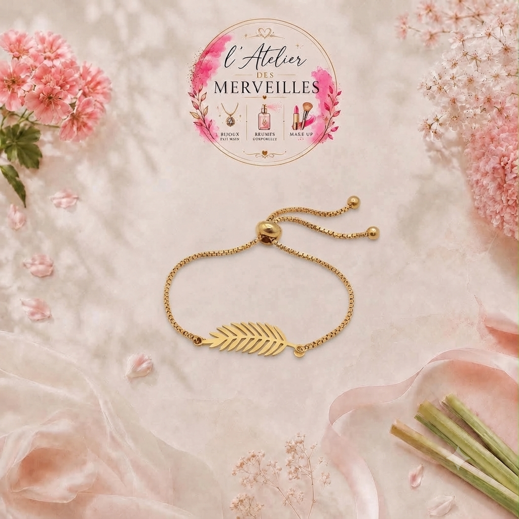 Bracelet elodie acier fait main
