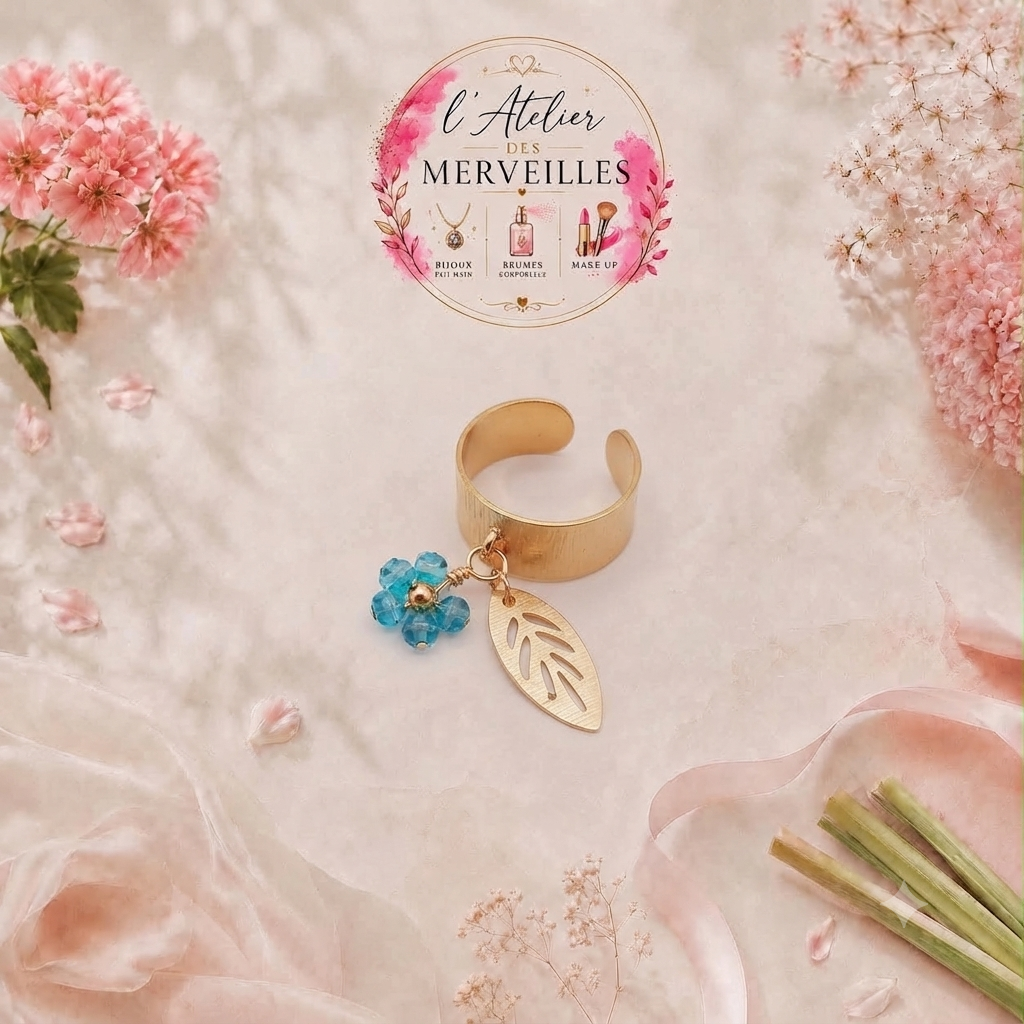 Bague Helena acier fait main