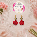 Boucles d'oreilles Pauline acier fait main