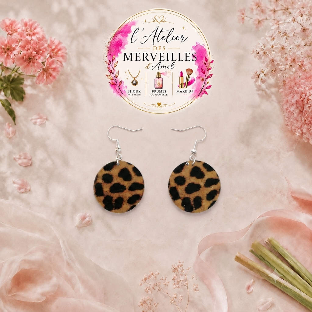 Boucles d'oreilles Kim acier fait main