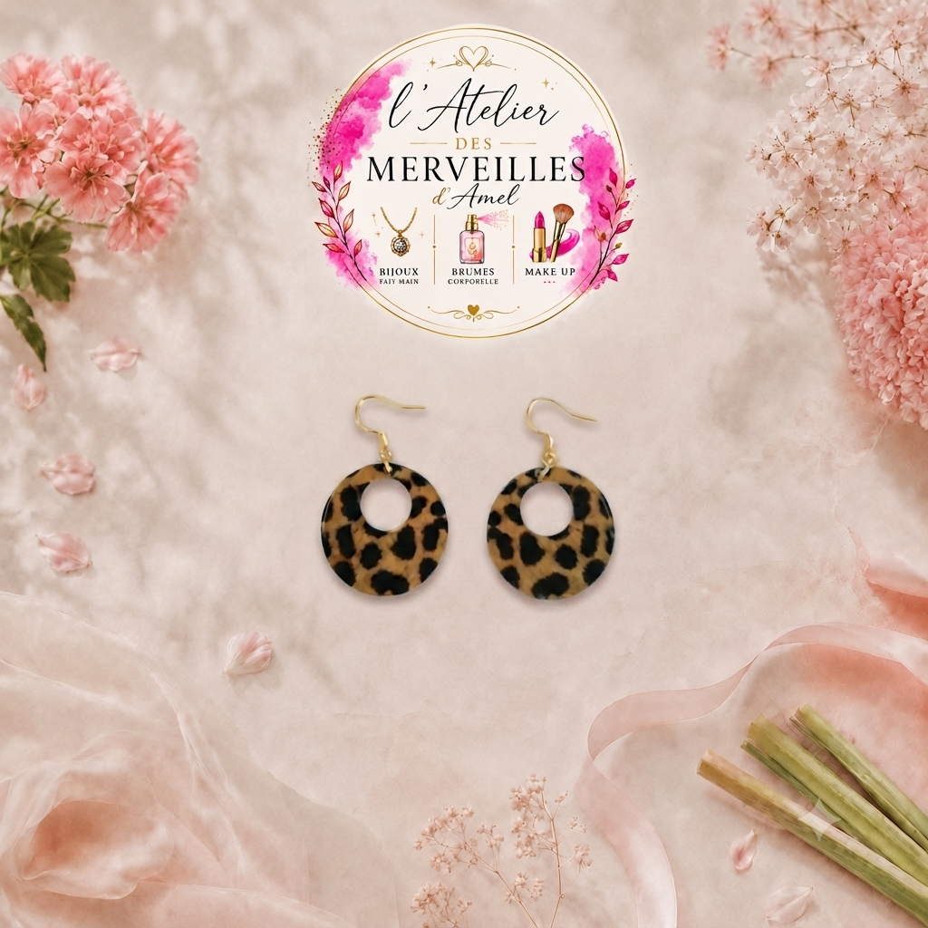 Boucles d'oreilles sonia acier fait main