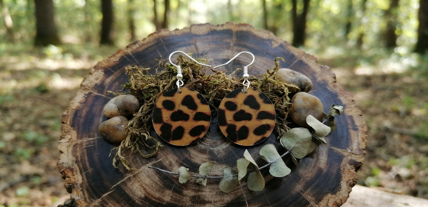 Boucles d'oreilles Kim acier fait main