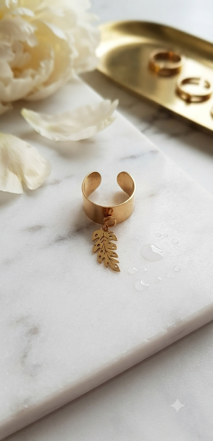 Bague Fabienne acier fait main