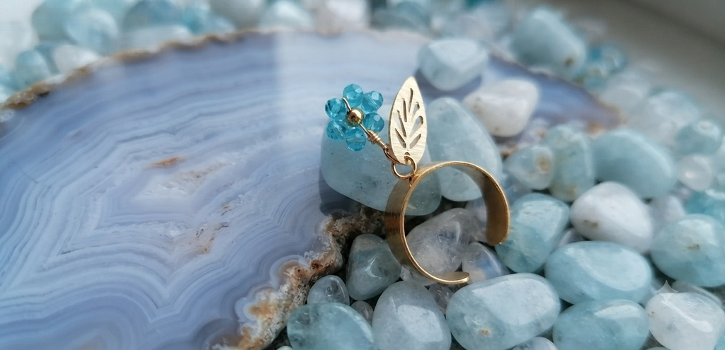 Bague Helena acier fait main