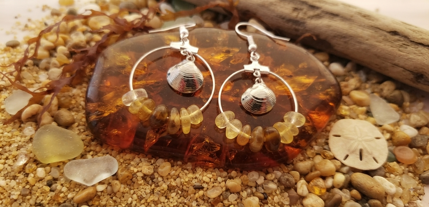 Boucles d'oreilles Cora fait main