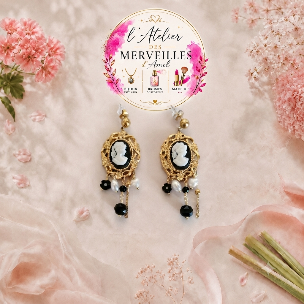 Boucles d'oreilles daphné acier inoxydable