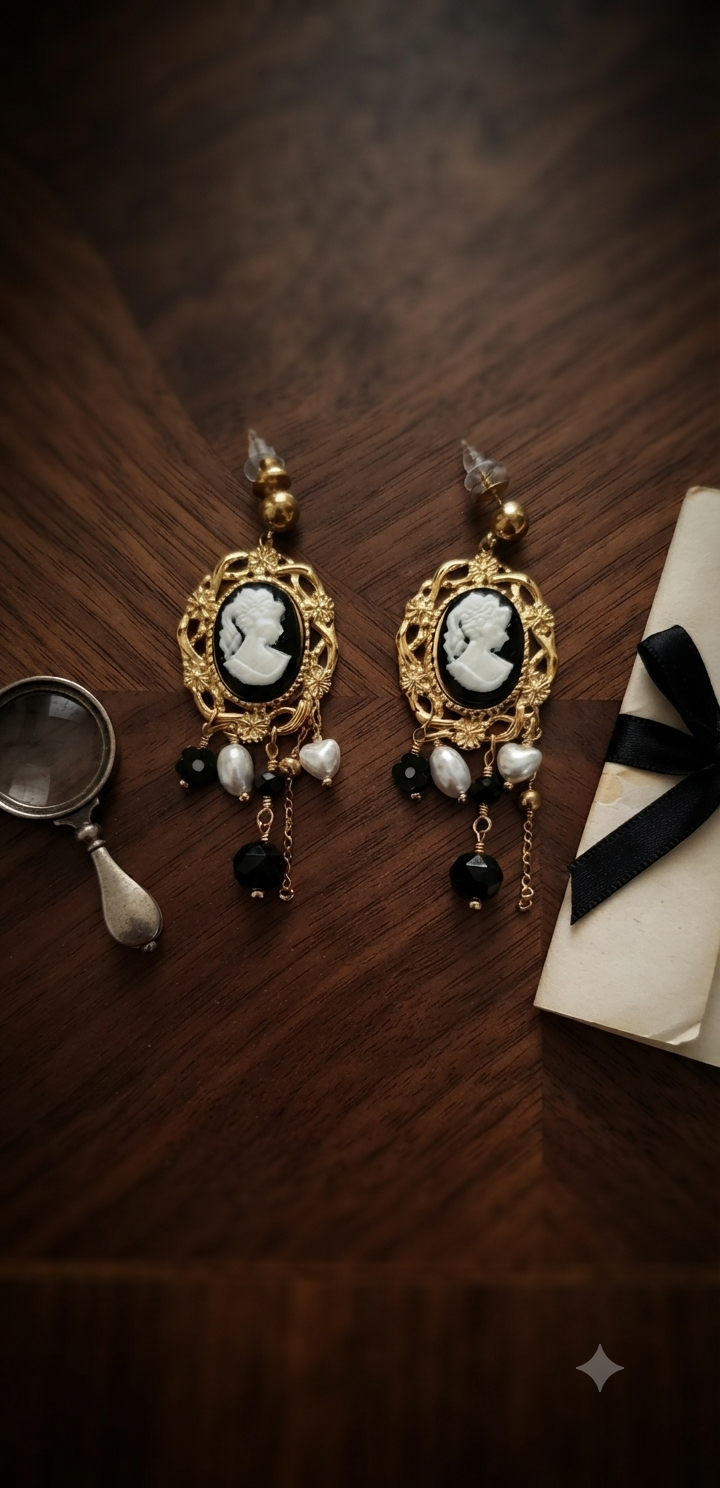 Boucles d'oreilles daphné acier inoxydable