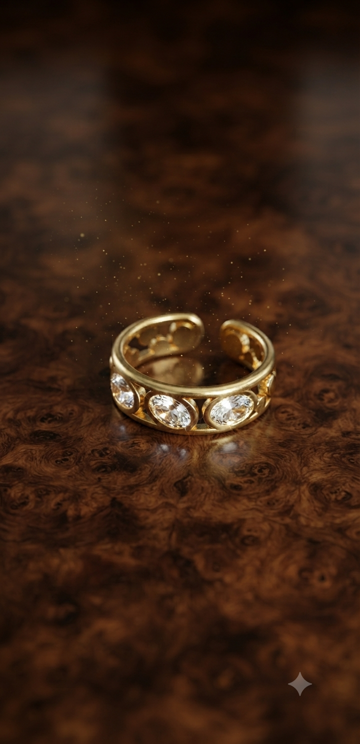 Bague Angela acier