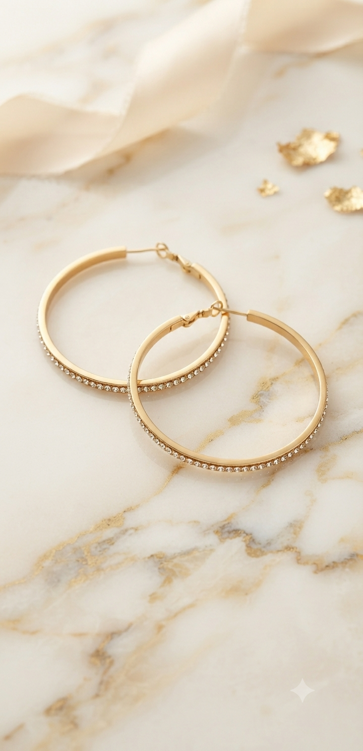 Boucles d'oreilles esmee acier