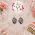 Angélique boucles d'oreilles acier fait main