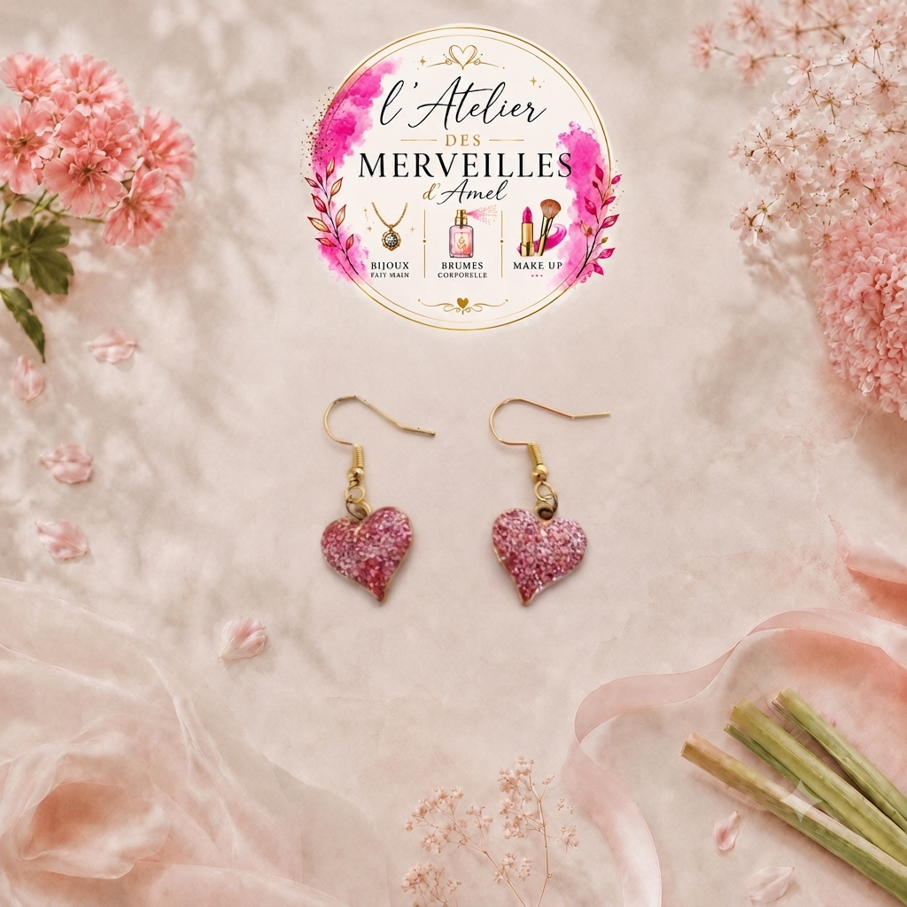 Boucles d'oreilles Paula fait main