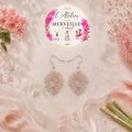Boucles d'oreilles Laly fait main acier