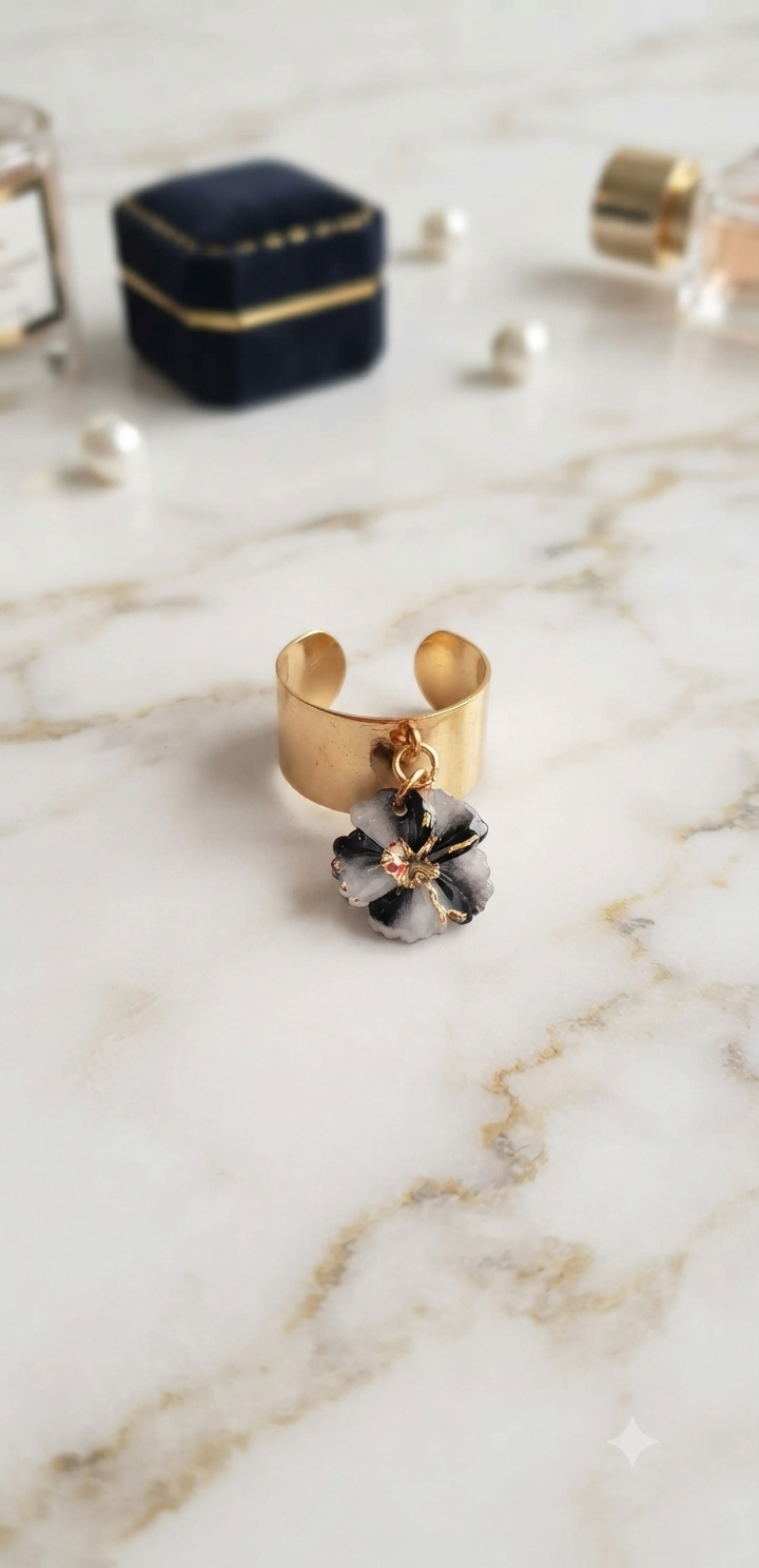 Bague Pamela acier fait main
