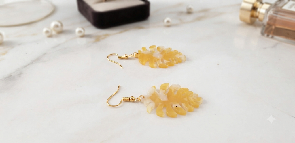 Boucles d'oreilles Jeanne acier fait main