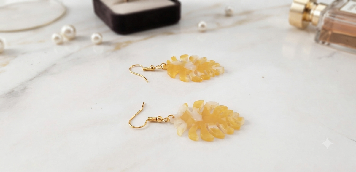 Boucles d'oreilles Jeanne acier fait main
