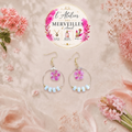 Boucles d'oreilles Laura acier fait main