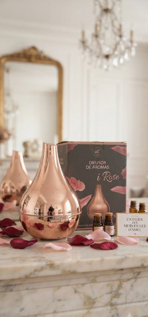 Humidificateur aroma rose