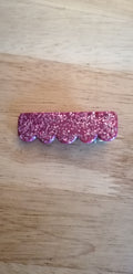Barrettes en résines fait main