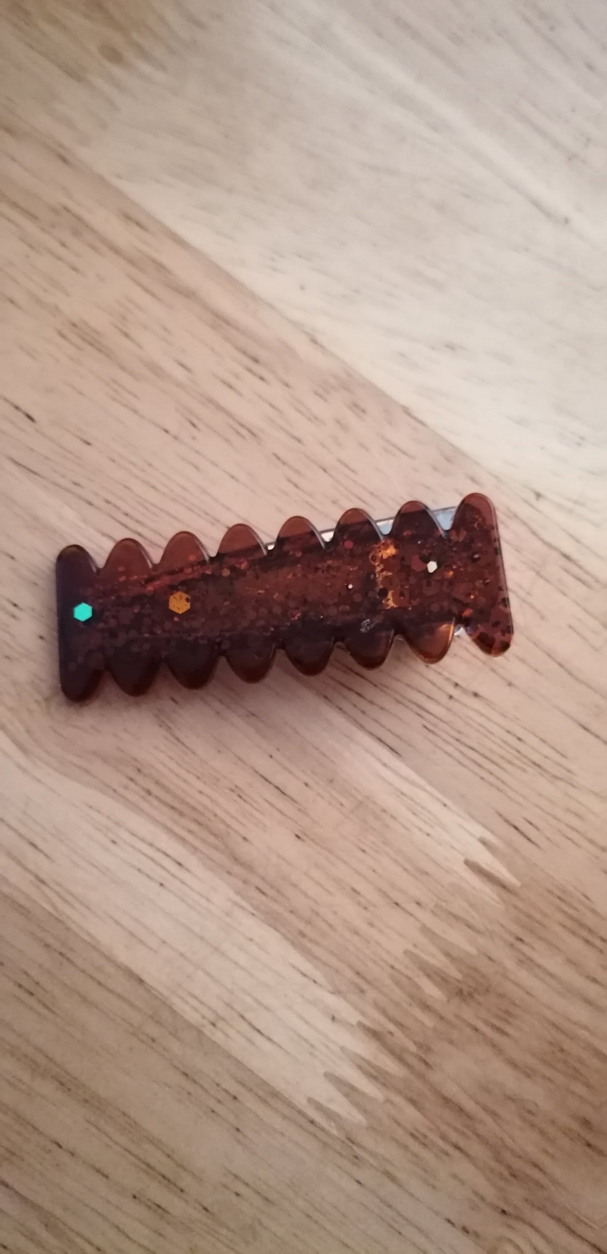 Barrettes en résines fait main