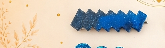 Barrettes en résines