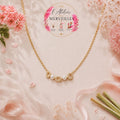 Collier violette acier inoxydable