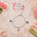 Bracelet iris acier fait main