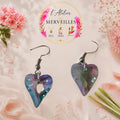 Boucles d'oreilles Oceanne acier fait main
