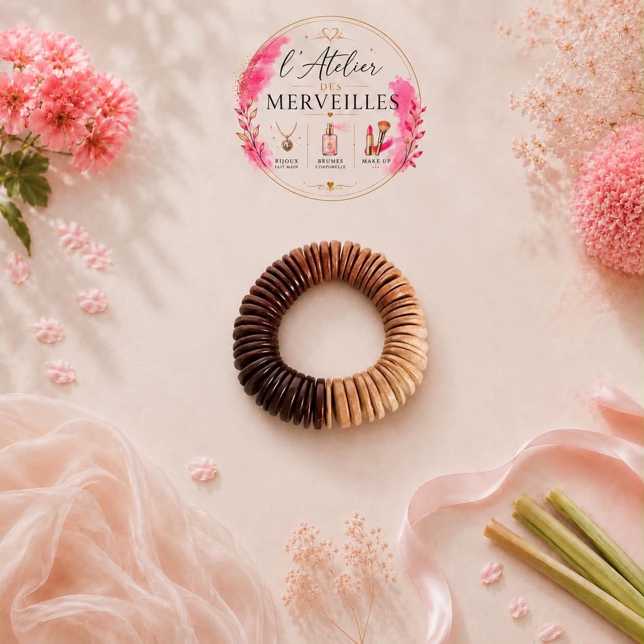 Aude bracelet élastique