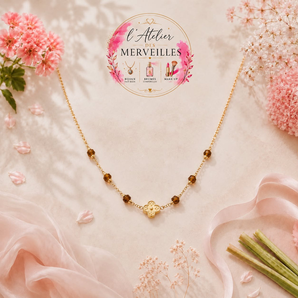 Collier Josephine acier inoxydable