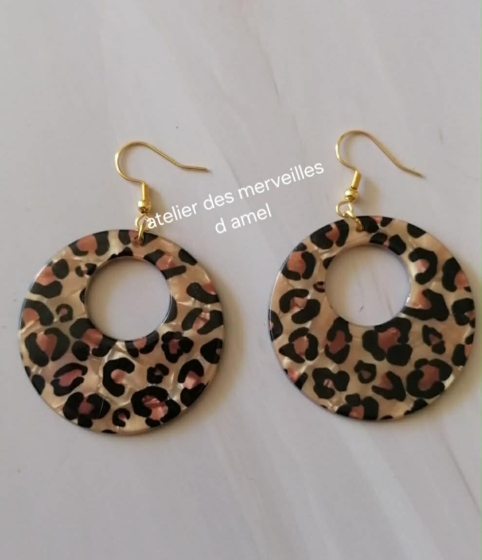 Boucles d'oreilles Lydia Création fait main