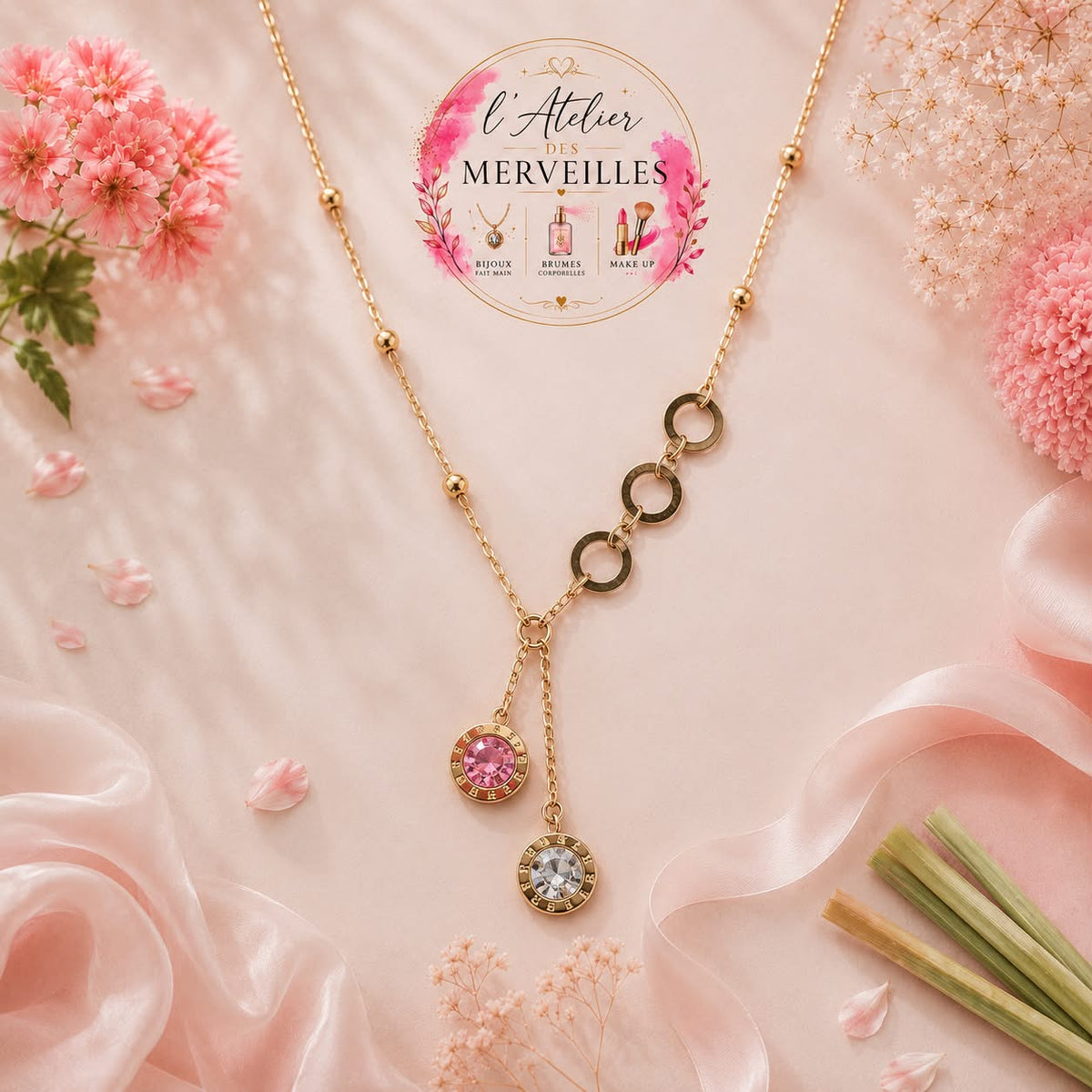 Collier Aya acier inoxydable