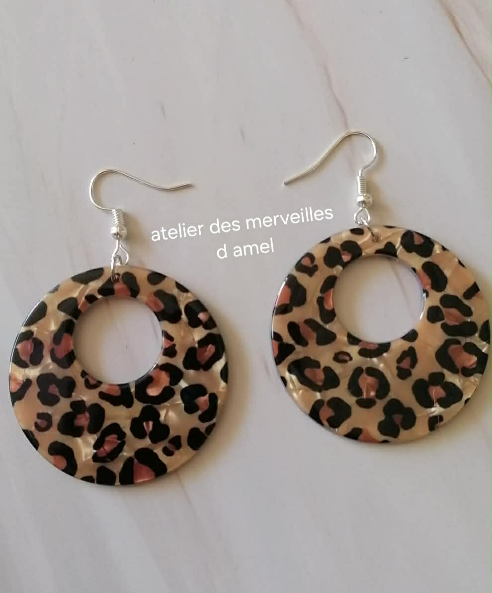 Boucles d'oreilles Lola création fait main