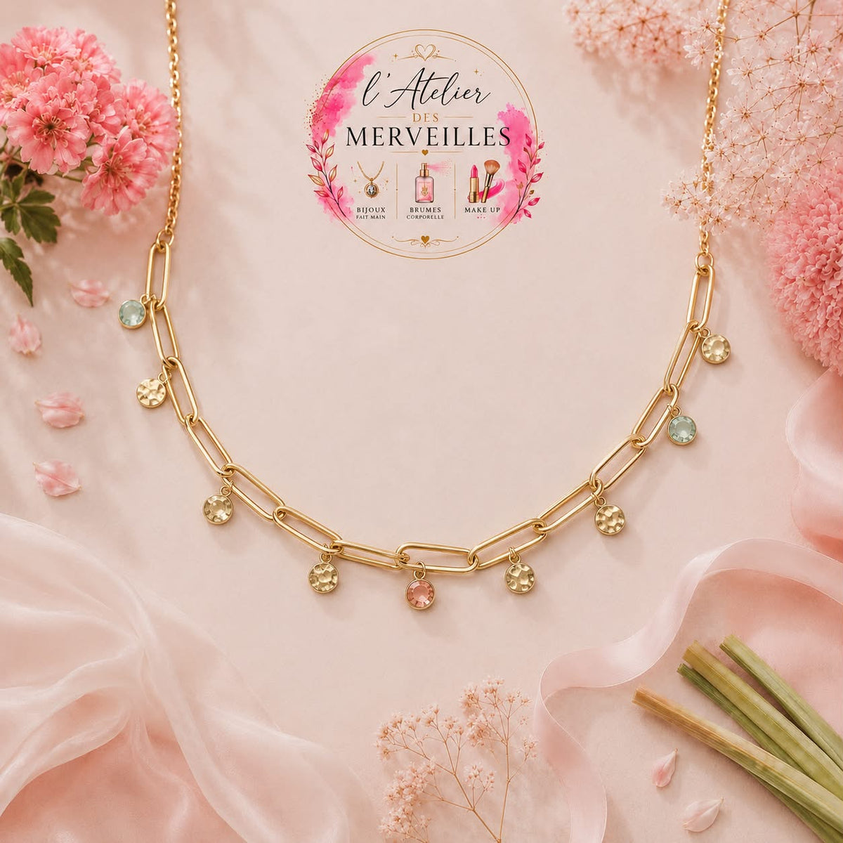 Collier Tina acier inoxydable
