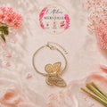 Bracelet papillon acier fait main