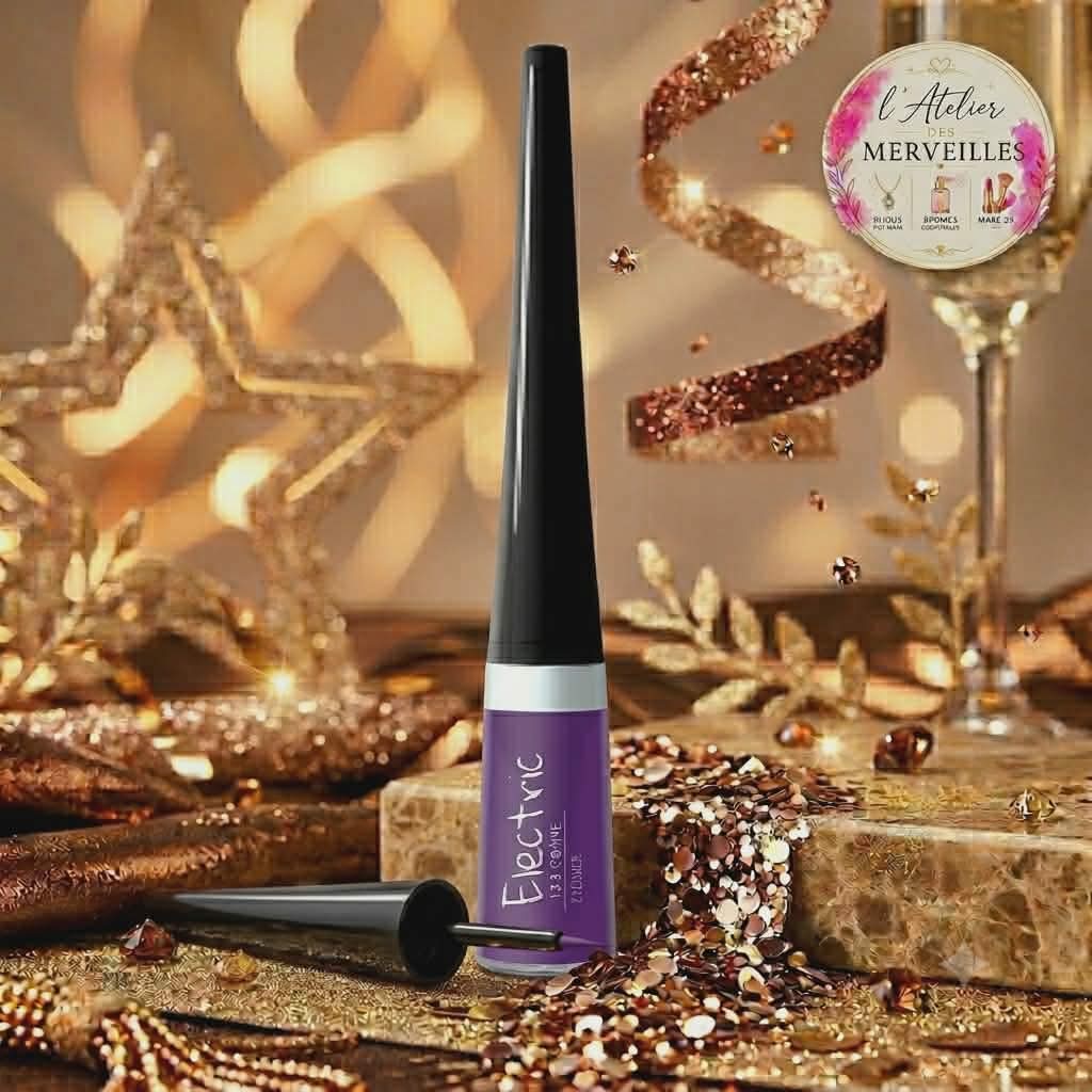 Eye liner violet