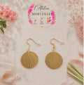 Boucles d'oreilles Béa acier fait main